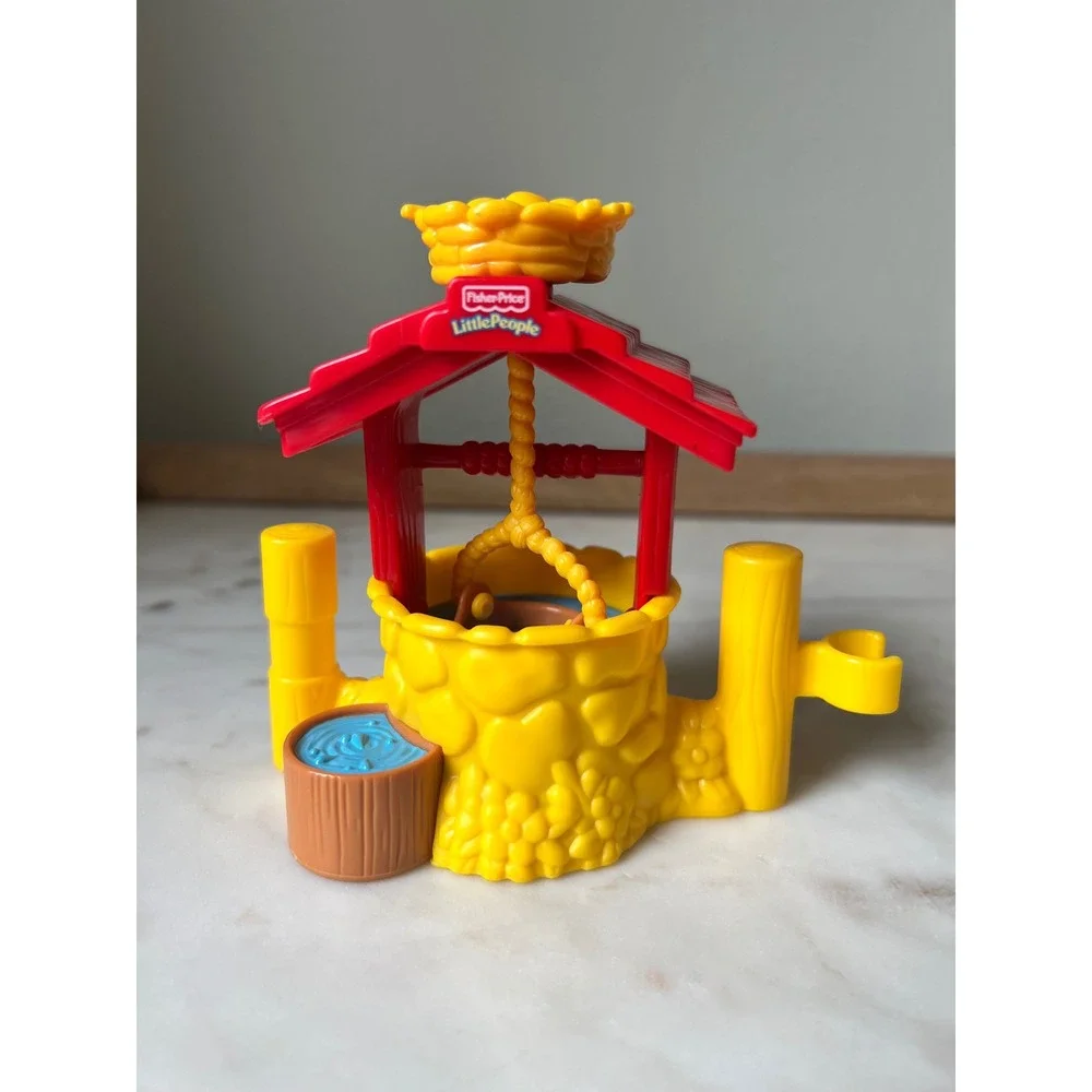 Little People Baby Farm Animals Sonya Lee Mama Duck Fence Wishing Well 2003